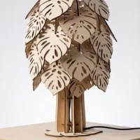 Présentation lampe monstera Lampe sur pieds - Monstera