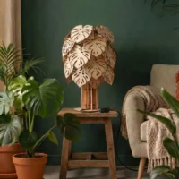 lampe monstera - contexte Lampe sur pieds - Monstera