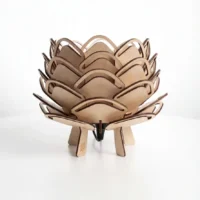 pomme de pin A Lampe demi-pomme de pin