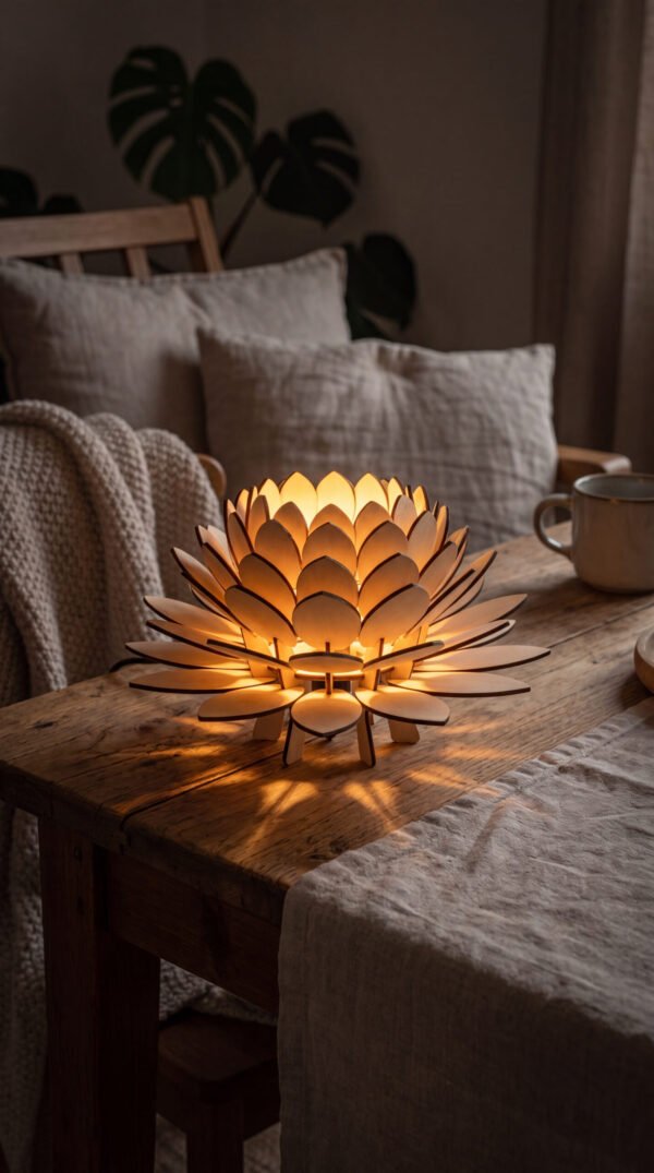 Lampe fleur de lotus
